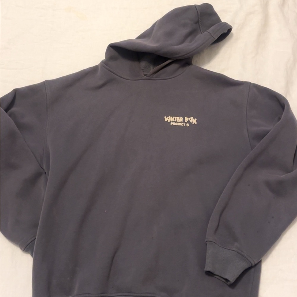 White Fox Project 5 Sweatshirt. Grey. S/M. Tiny stain - Picture 3 of 6